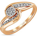 Золотое кольцо с бриллиантами, 1685389