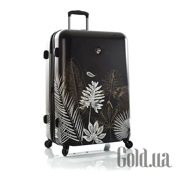 

Дорожная сумка Heys, Черный;желтый;белый, Чемодан Oasis (L) Black/Gold Leaf