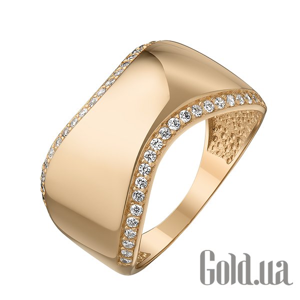 Купить Золотое обручальное кольцо с куб. циркониями