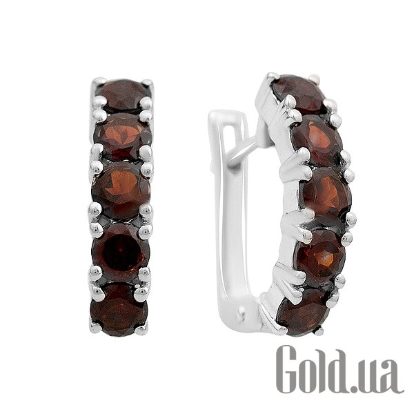 

Серьги Fresh Jewelry, Серебряные серьги с гранатами
