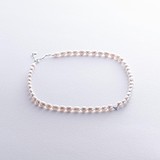 Серебряное колье с культив. жемчугом, 1796493