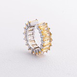 Серебряная каффа с куб. циркониями, 1800589