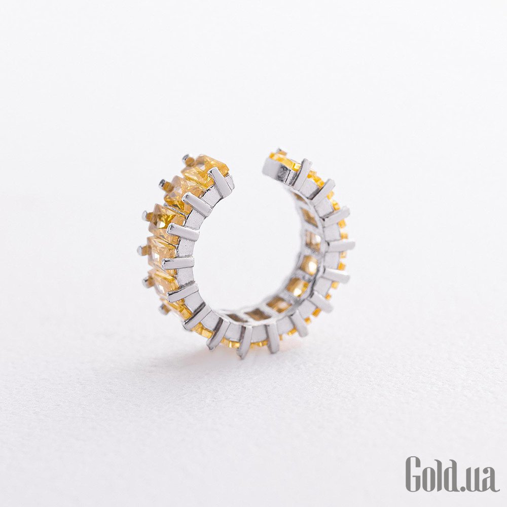 Серебряная каффа с куб. циркониями onx70124zh – изображение 2