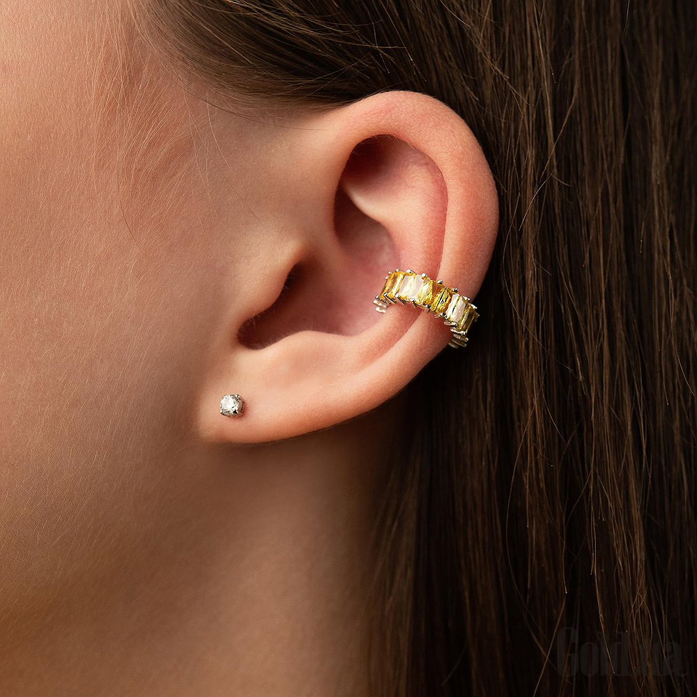 Серебряная каффа с куб. циркониями onx70124zh – изображение 3
