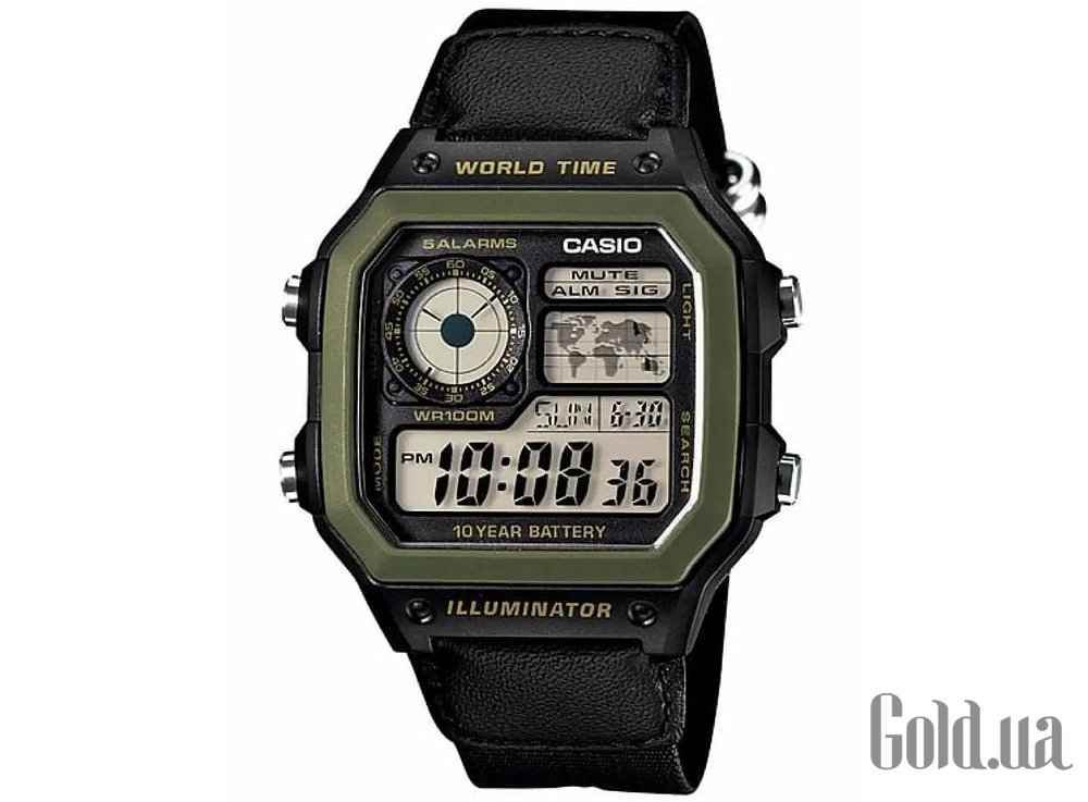 Casio Чоловічий годинник AE-1200WHB-1B AE-1200WHB-1B