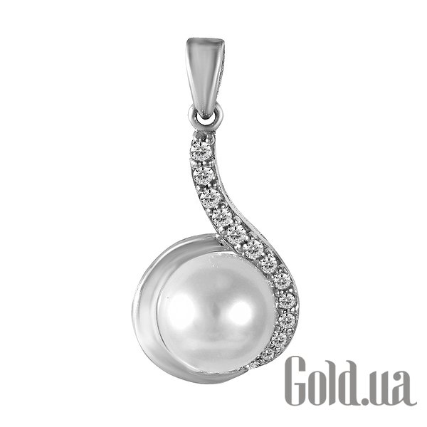 

Женский кулон Lurie Jewelry, Золотой кулон с бриллиантами и жемчугом