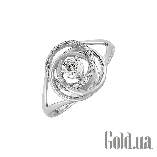 Купить Женское серебряное кольцо с куб. циркониями