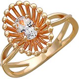 Женское золотое кольцо с топазом, 1605262