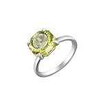 Женское серебряное кольцо с кварцем, 1616270