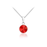 Кулон з ланцюжком з кристалом Swarovski, 1663374