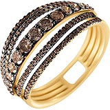 Женское золотое кольцо с бриллиантами, 1667982