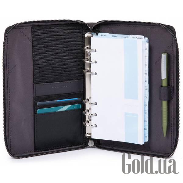 

Ежедневник Piquadro, Черный, Органайзер Brief AG4527BR_N