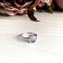 Женское серебряное кольцо с аметистом - фото 2