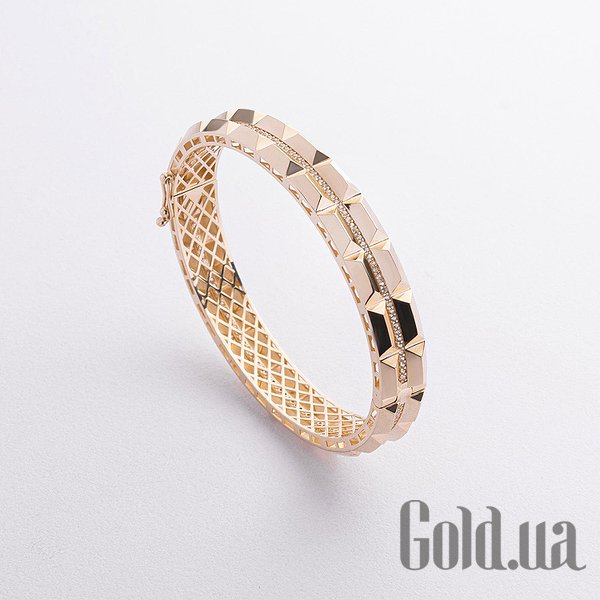 

Браслет Украина, Женский золотой браслет с куб. циркониями, 17