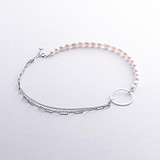 Серебряное колье с культив. жемчугом, 1796494