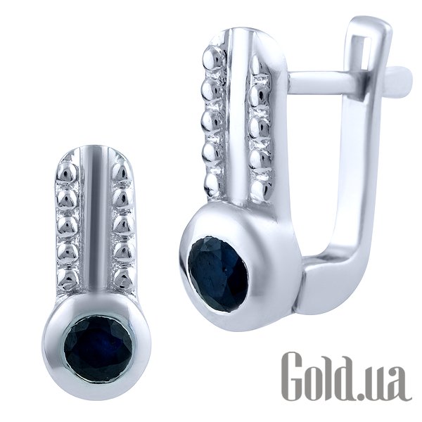

Серьги Fresh Jewelry, Серебряные серьги с сапфирами