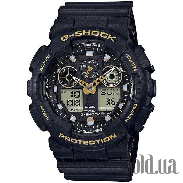 

Японские часы Casio, Мужские часы G-Shock GA-100GBX-1A9ER