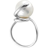 Женское серебряное кольцо с культив. жемчугом, 1648015
