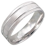 Серебряное обручальное кольцо, 1674639