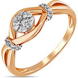 Золотое кольцо с бриллиантами, 1685391