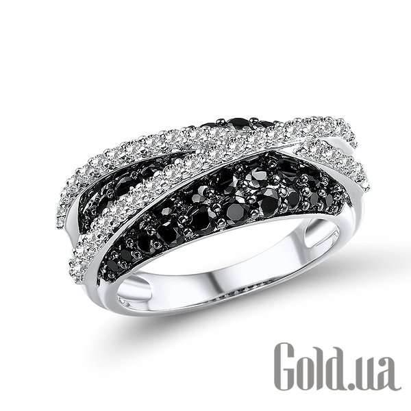 

Женские кольца Lurie Jewelry, Женское серебряное кольцо с куб. циркониями и шпинелями, 15.5