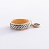 Женское серебряное кольцо в позолоте - фото 2