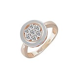 Золотое кольцо с бриллиантами, 1542544