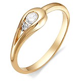 Женское золотое кольцо с бриллиантами, 1555088