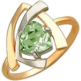 Женское золотое кольцо с хризолитом, 1618576
