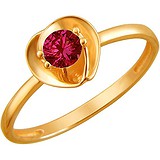 Женское золотое кольцо с куб. цирконием, 1622928