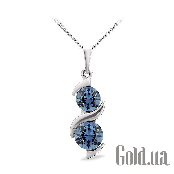 

Женские колье и кулоны Kobi, Стальной, Кулон с цепочкой с кристаллами Swarovski