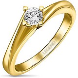 Золотое кольцо с бриллиантом, 1685392