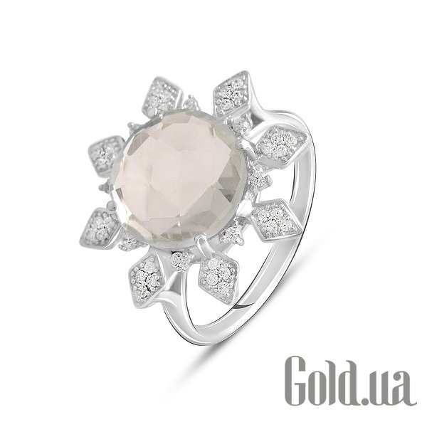 

Женские кольца Fresh Jewelry, Женское серебряное кольцо с куб. циркониями и аметистом, 19