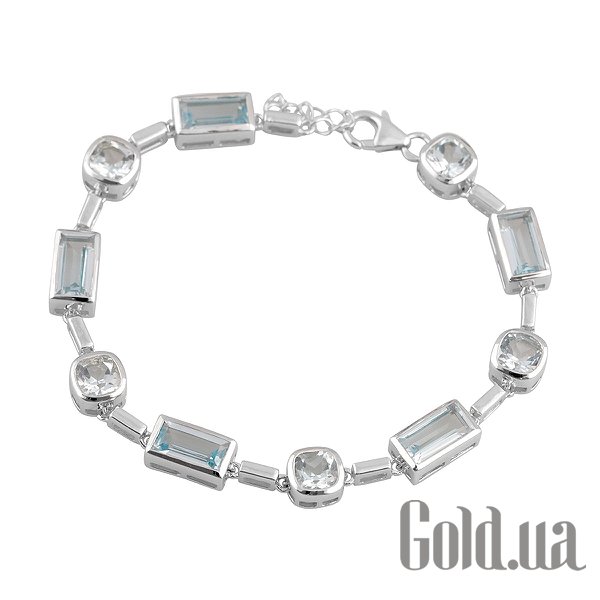 

Женские браслеты Fresh Jewelry, Женский серебряный браслет с топазами, 19