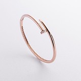 Женский золотой браслет с куб. циркониями, 1796240