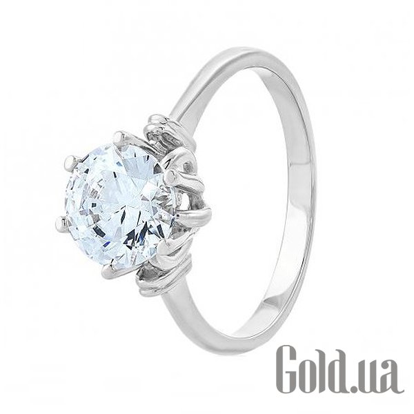

Кольцо Украина, Золотое кольцо с цирконием Swarovski Zirconia, 18