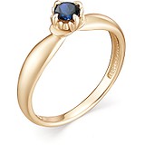 Женское золотое кольцо с сапфиром, 1612433