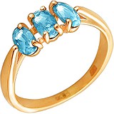 Женское золотое кольцо с топазами, 1636241
