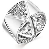 Женское серебряное кольцо с куб. циркониями, 1651857