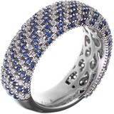 Женское серебряное кольцо с куб. циркониями, 1670289