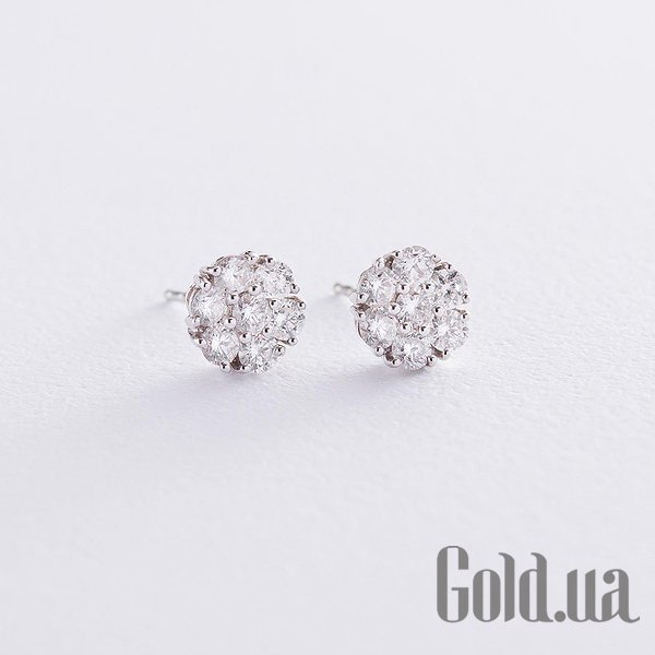 

Серьги-гвоздики Украина, Золотые серьги с бриллиантами