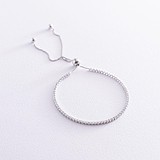 Женский серебряный браслет с куб. циркониями, 1741969