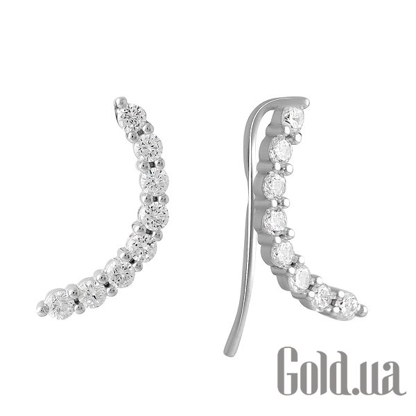

Серьги Fresh Jewelry, Серебряные серьги с куб. циркониями