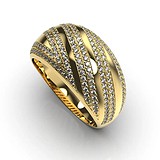 Женское золотое кольцо с бриллиантами, 1768849