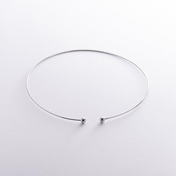 Серебряное колье