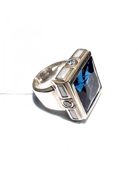 Thomas Sabo Жіноча срібна каблучка з куб. цирконіями TR1597-1-435-56