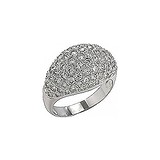 Женское серебряное кольцо с куб. циркониями, 1606802