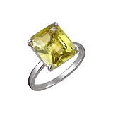 Женское серебряное кольцо с кварцем, 1616274
