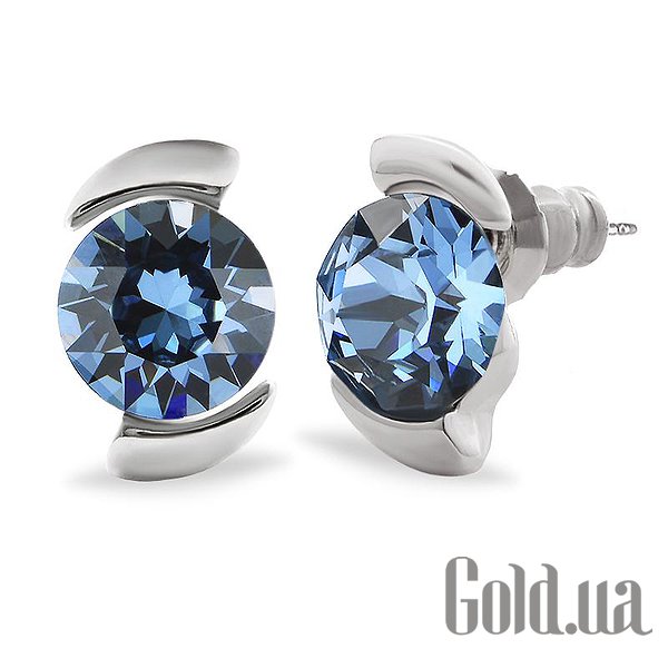 

Пусеты (гвоздики) Kobi, Стальной, Серьги с кристаллами Swarovski