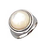 Женское серебряное кольцо с перламутром, 1626514